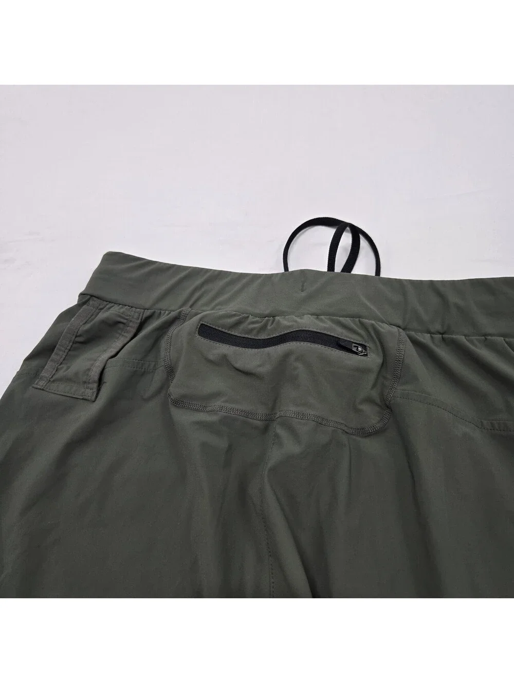EUC Size S Men's ASRV Joggers Tetra-Lite High Rib Jogger Pants Olive DSG-0477